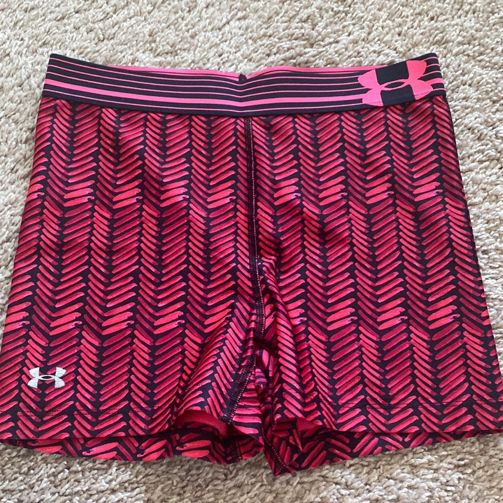 Fun UnderArmour red athletic spandex